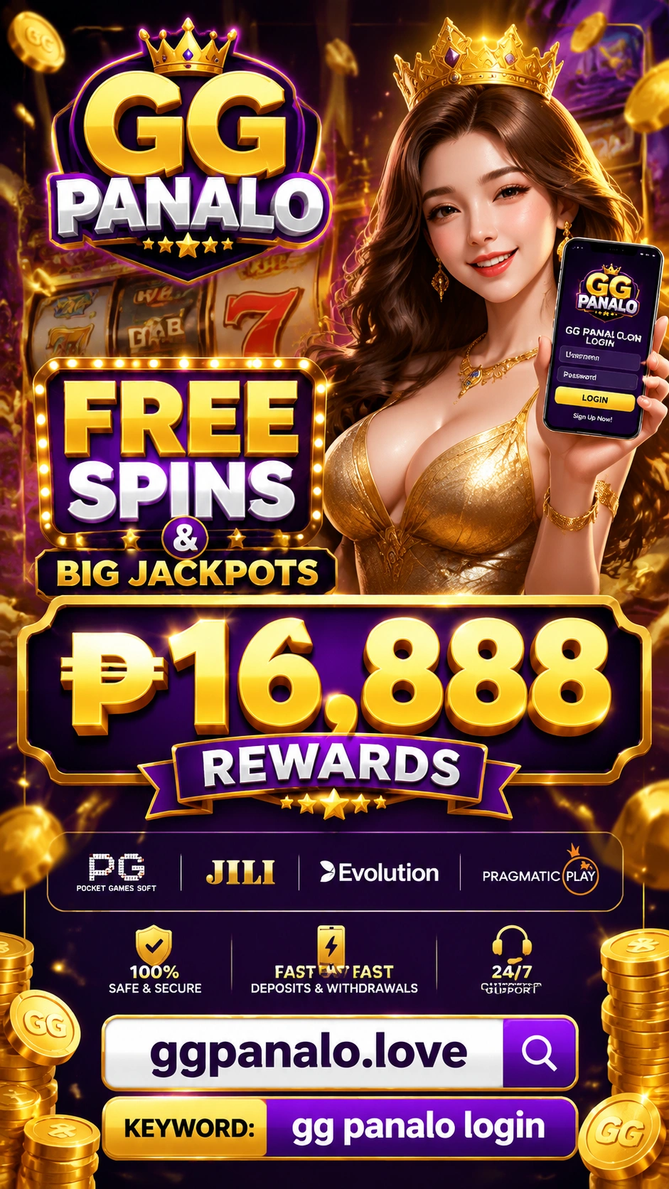 Popular slot title showcase